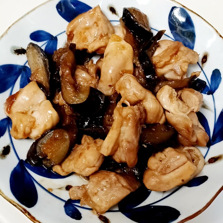 ☆茄子と鶏もも肉の甘酢炒め☆